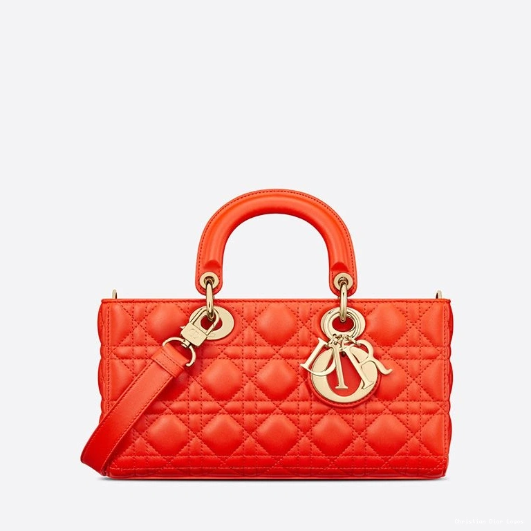 Cheap Cannage Orange Lambskin Medium D-Joy Bag Lady 0811 Luxury